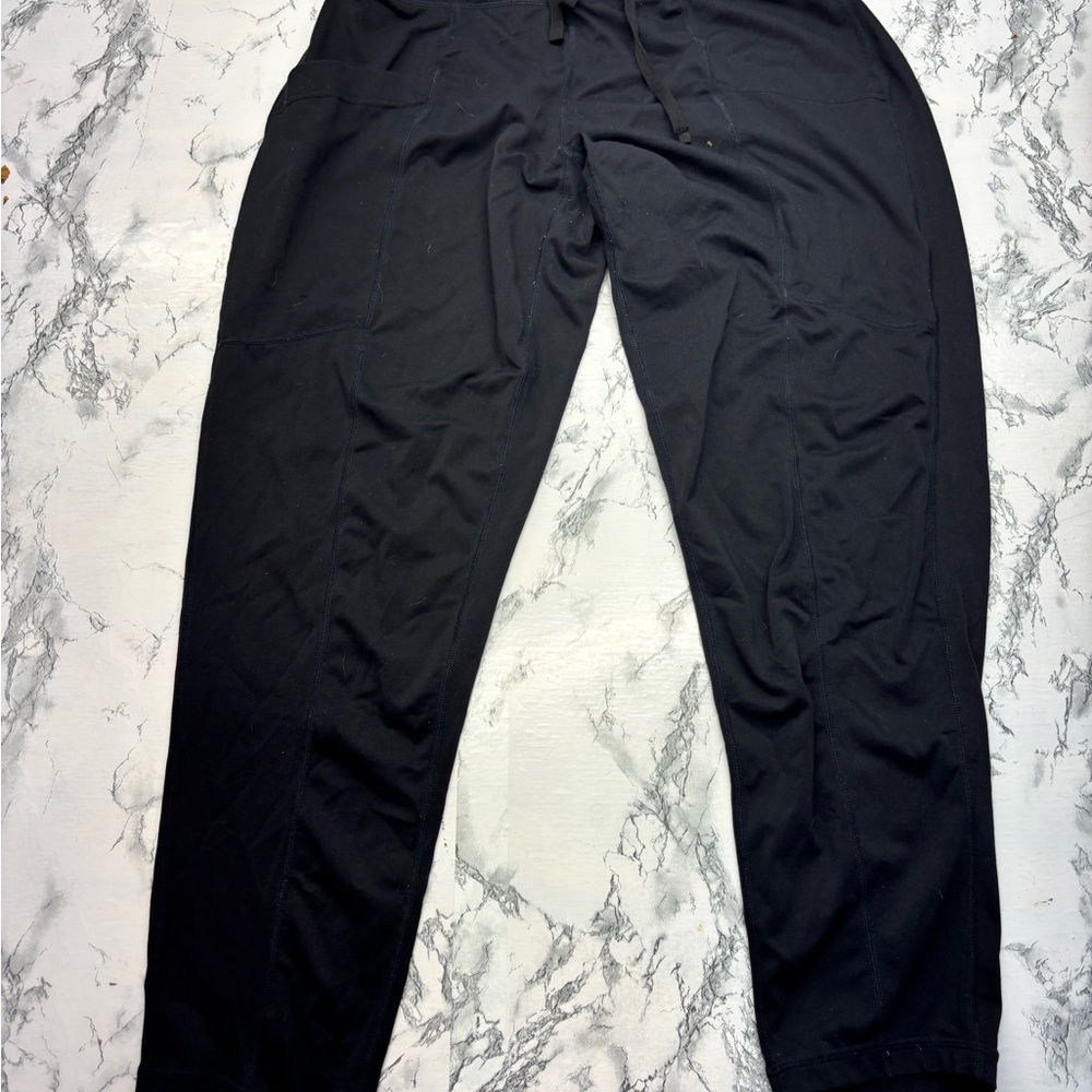 Fabletics Black Drawstring Jogger Soft Track Pant… - image 3